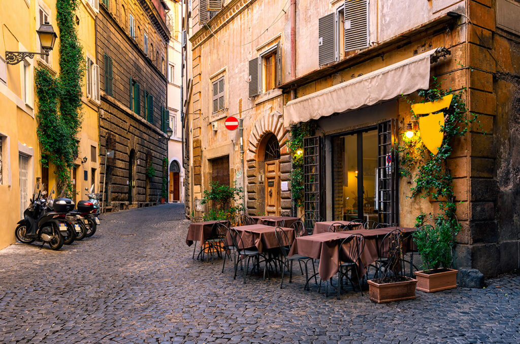 Desayuno en Roma 